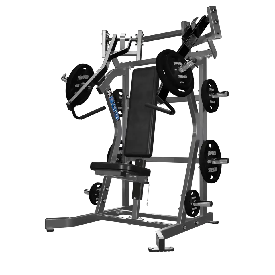 imgi_48_strength-plateloaded-isolateralinclinepress-8 Izo-laterális döntött mellprés gép - Image 1