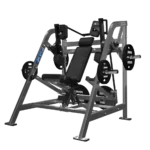 Tárcsasúlyos hát- és mellizom erősítő pullover gép