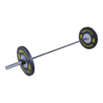 LMX44 Crossmaxx® olimpiai verseny rúd (50 mm, 200 cm, 15 kg, fekete/króm) - Image 2