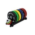 LMX85C Crossmaxx® Competition Bumper Plate 50 mm – Színes (10–25 kg) - Image 7