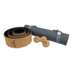 LMX1213 LMX.® Mogyoró alakú jóga masszázslabda – parafa - Image 2