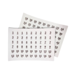 LMX66 LMX.® Számmatrica készlet (108 db)