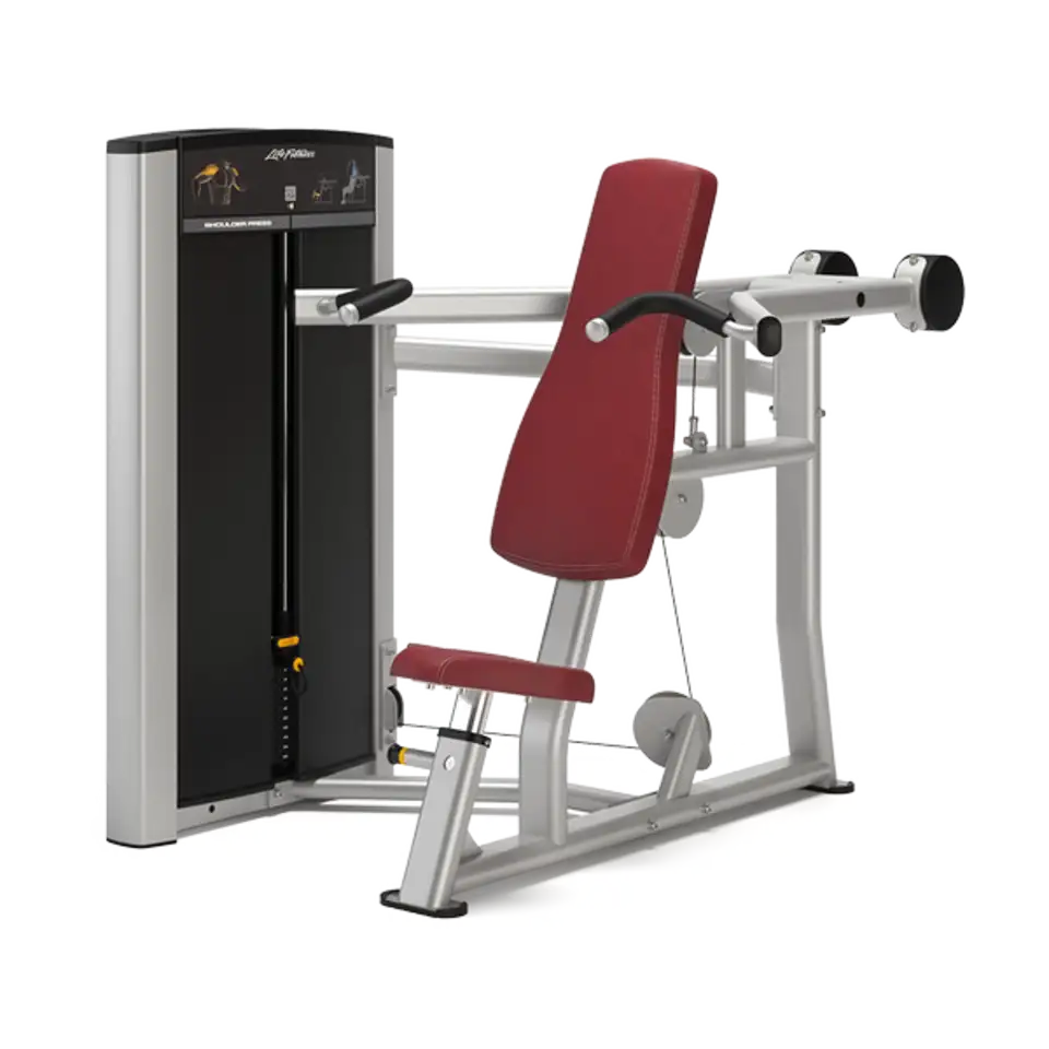 376-022-life-fitness-axiom-series-shoulder-press-full-shroud-op-sp- Axiom sorozatú vállnyomó gép - Image 1